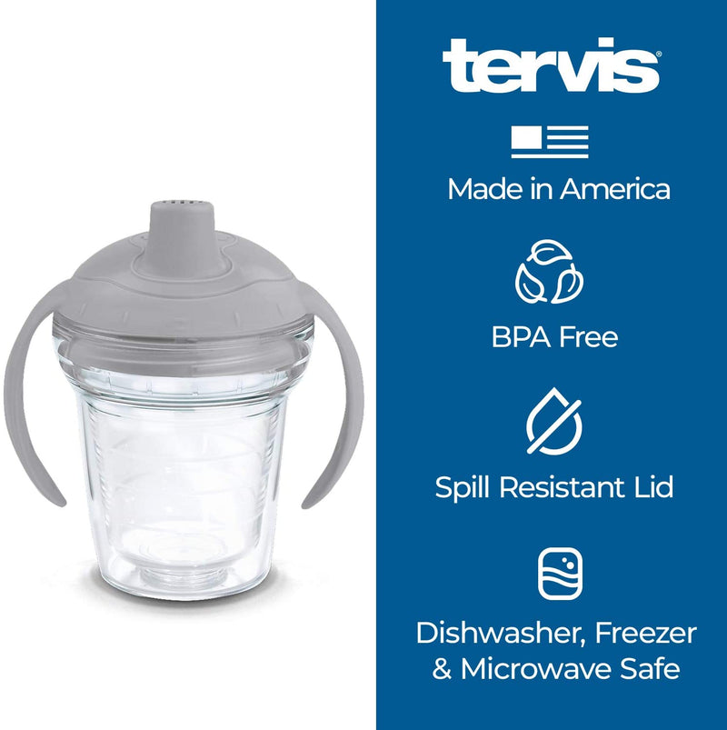MLB® Chicago Cubs Born a Fan Tervis Wrap With Sippy Cup Lid 6 oz My First Tervis™ Sippy Cup, Clear - MamySports