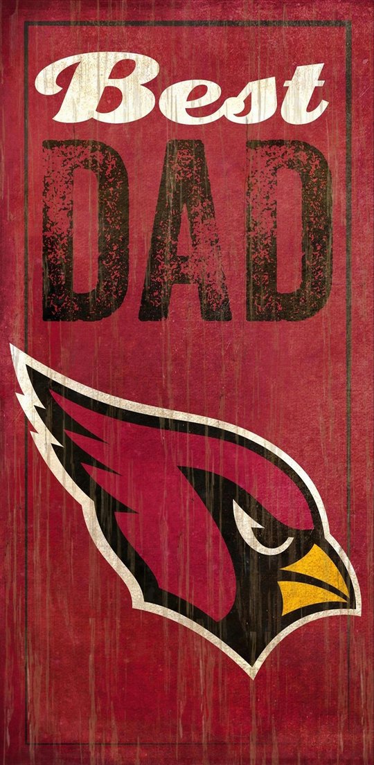Cardinals Best Dad Sign