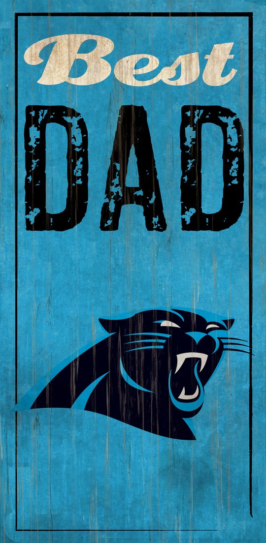 Panthers Best Dad Sign