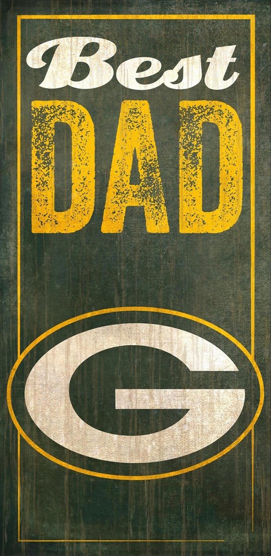 Packers Best Dad Sign