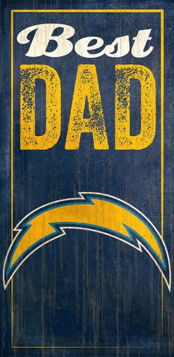 Chargers Best Dad Sign