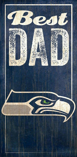 Seahawks Best Dad Sign