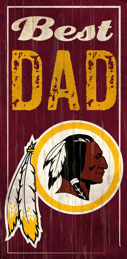 Redskins Best Dad Sign