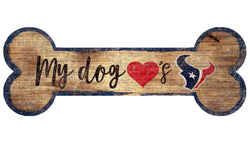 Texans Dog Bone Sign