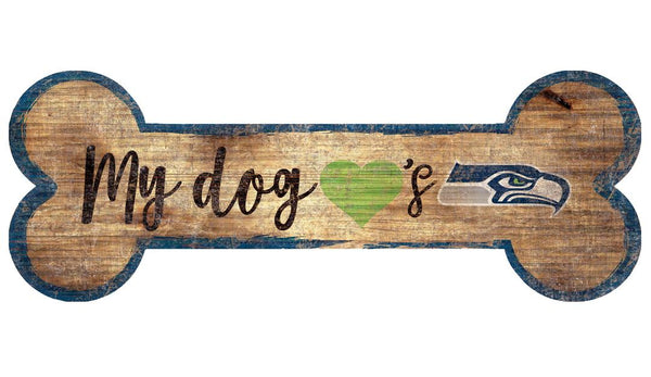 Seahawks Dog Bone Sign