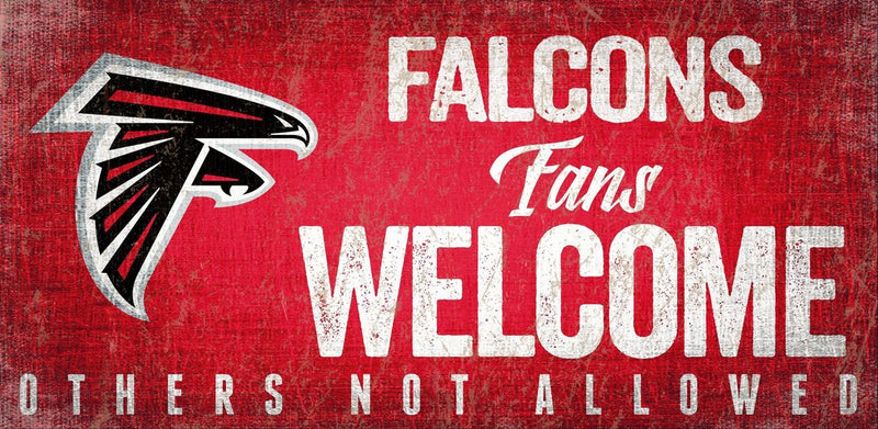 Falcons Fans Welcome Sign
