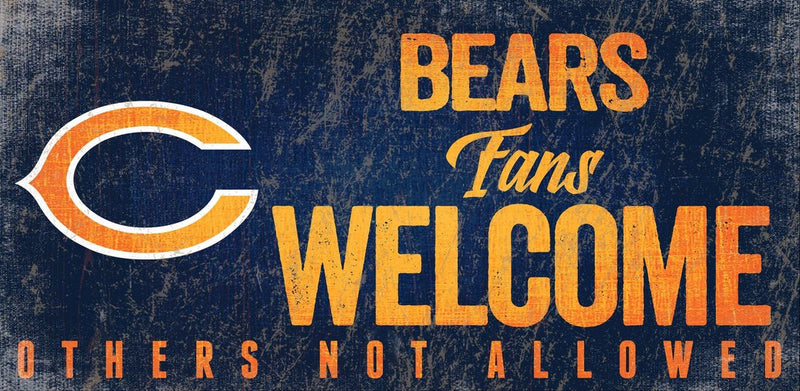 Bears Fans Welcome Sign