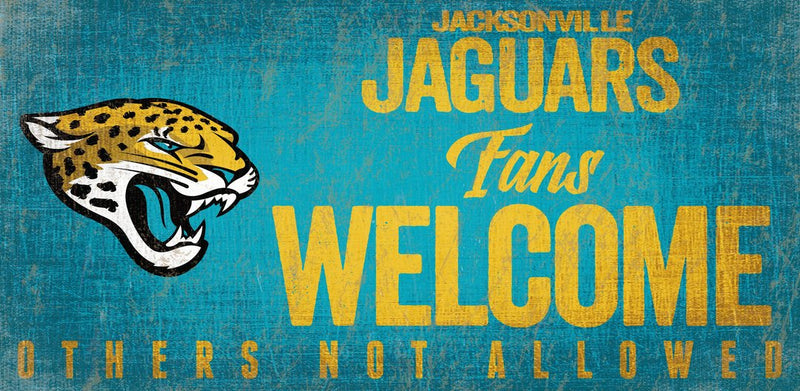 Jaguars Fans Welcome Sign