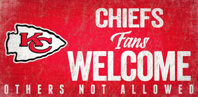 Chiefs Fans Welcome Sign