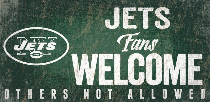 Jets Fans Welcome Sign