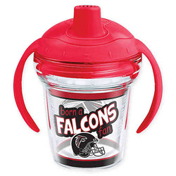 NFL Atlanta Falcons Born a Fan Tervis Wrap With Sippy Cup Lid 6 oz My First Tervis Sippy Cup, Clear - MamySports
