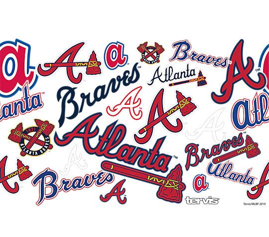 MLB® Atlanta Braves™ All Over Tervis Stainless Tumber - MamySports