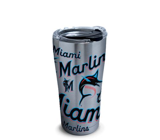 MLB® Miami Marlins™ All Over Tervis Stainless Tumbler - MamySports