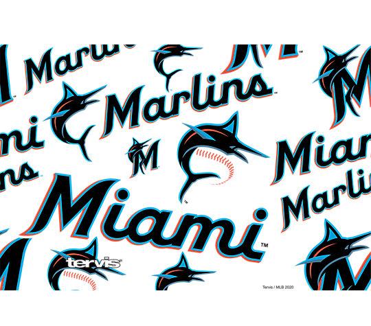 MLB® Miami Marlins™ All Over Tervis Stainless Tumbler - MamySports