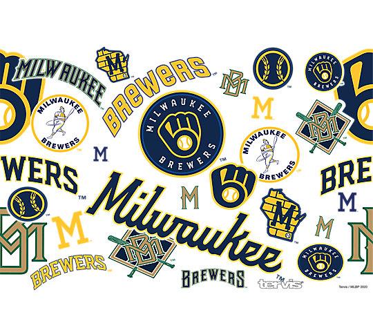 MLB® Milwaukee Brewers™ All Over Tervis Stainless Tumbler - MamySports