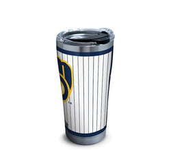 MLB® Milwaukee Brewers™ Pinstripes Tervis Stainless Tumbler / Water Bottle - MamySports