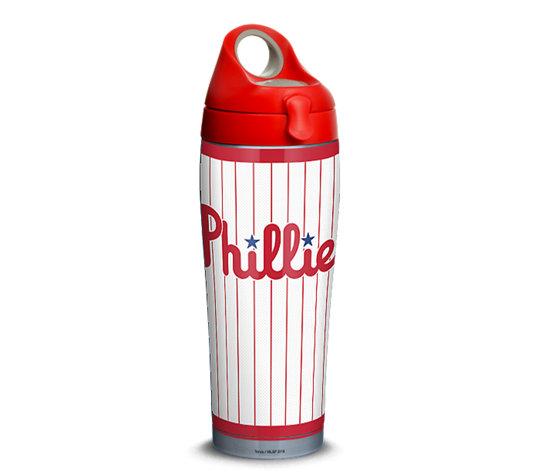 MLB® Philadelphia Phillies™ Pinstripes Tervis Stainless Tumbler / Water Bottle - MamySports