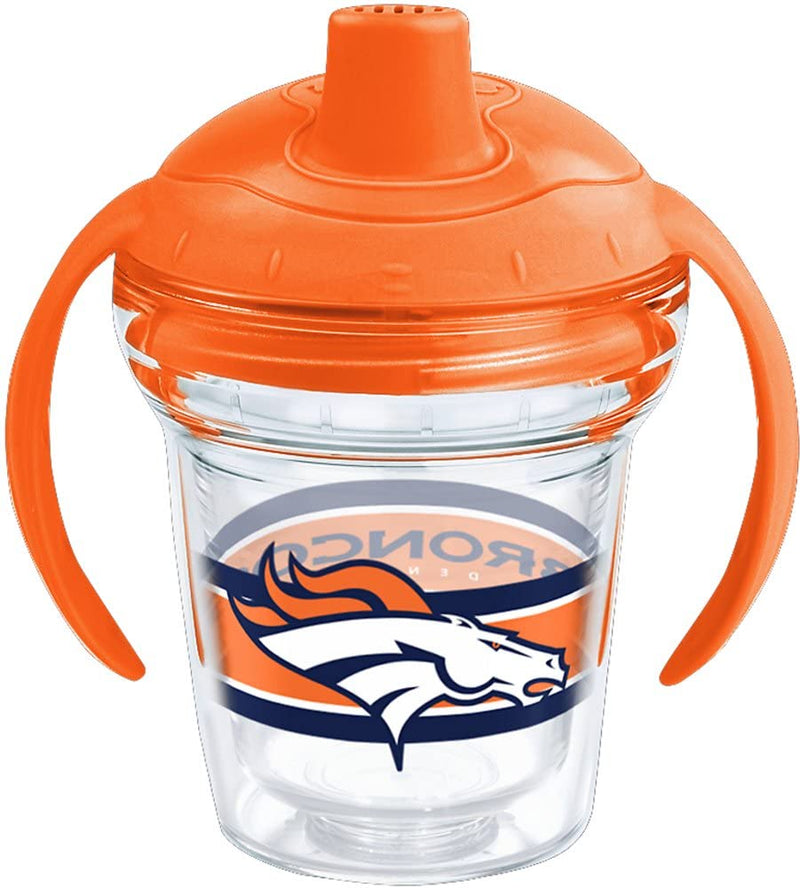 NFL® Denver Broncos Tervis Wrap With Sippy Cup Lid 6 oz My First Tervis™ Sippy Cup, Clear - MamySports